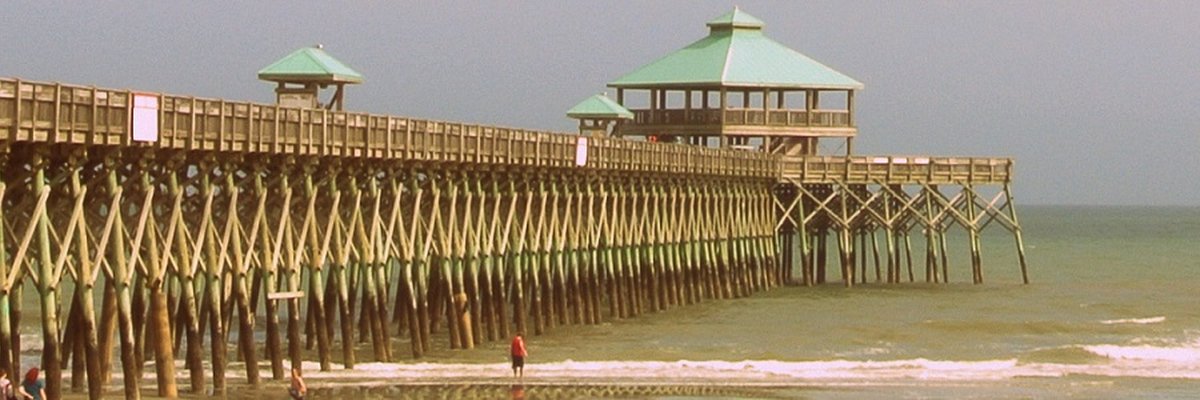 Folly Beach pier, Charleston SC