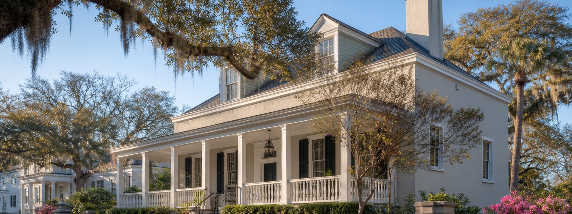 Charleston SC home with porch and live oak, home financing guide