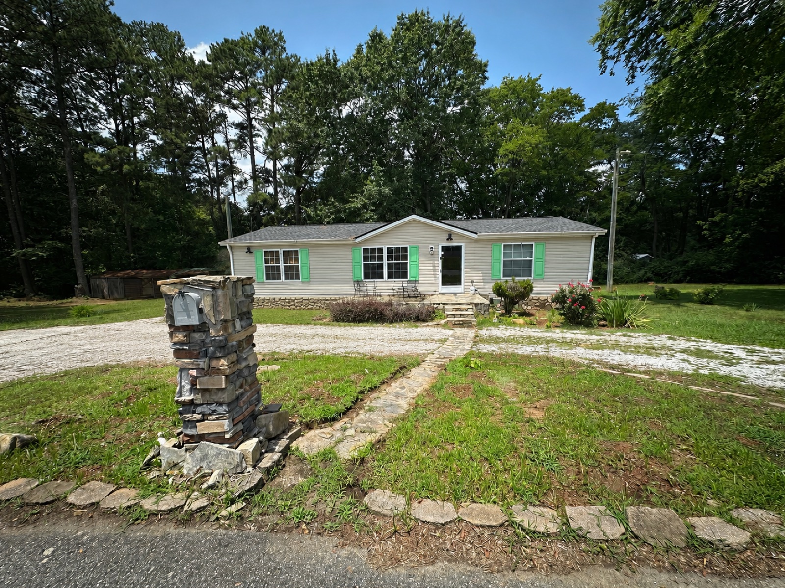 1217 N Granard Street, Gaffney SC, a manufactured home coming soon on a wooded lot